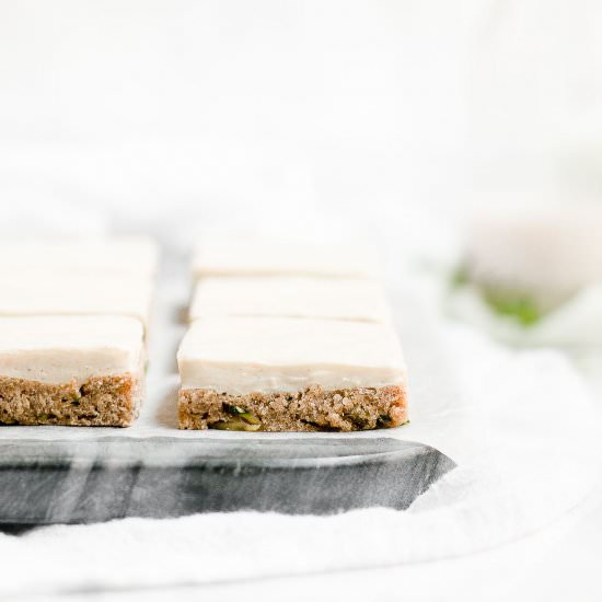 Healthy Zucchini Cookie Bars