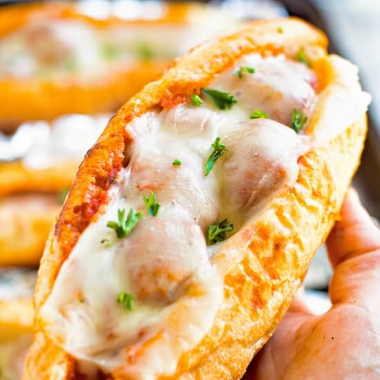 Grilled Meatball Subs