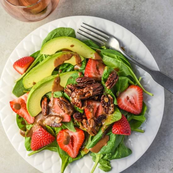 Strawberry Spinach Salad
