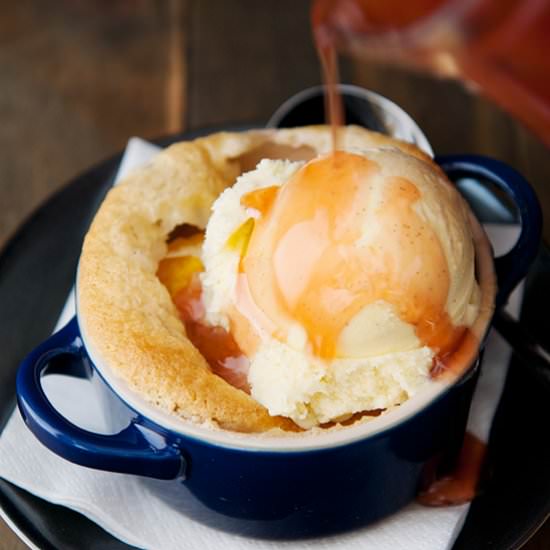 Bourbon Peach Cobbler