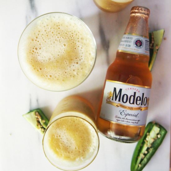 Spicy Peach Beergaritas