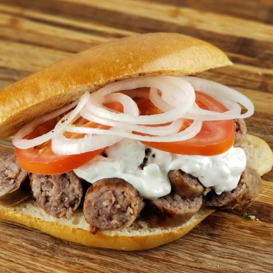 gyro brat hoagies