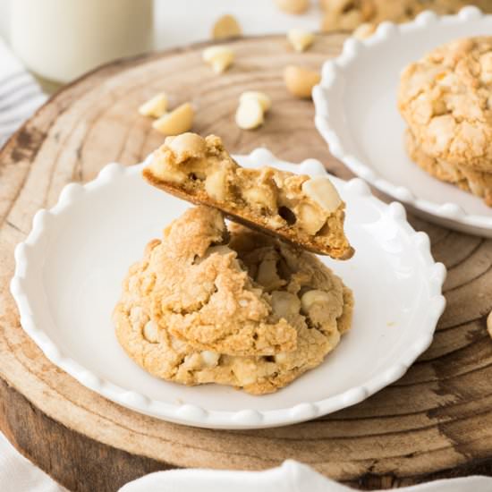 White Chocolate Macadamia Cookies