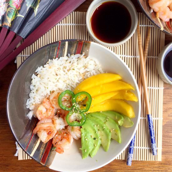Caribbean Sushi Bowl