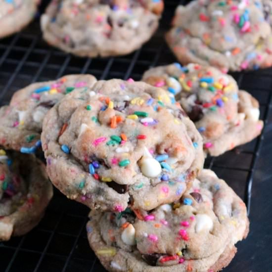 Sprinkle Chocolate Chip Cookies