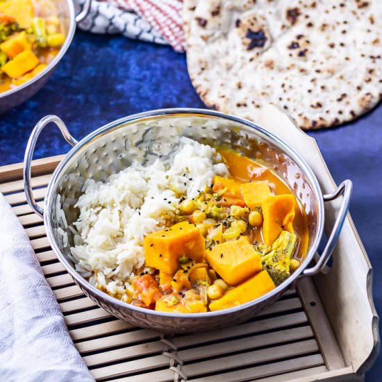 Vegan Pressure Cooker Coconut Curry