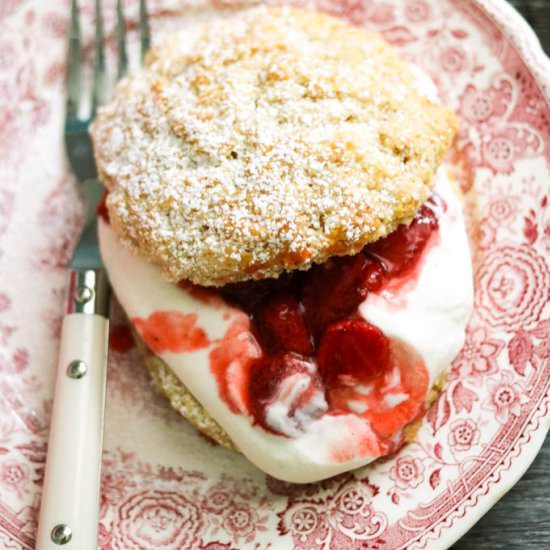 ROASTED STRAWBERRY SHORTCAKES