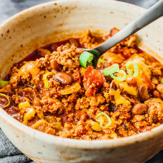 Instant Pot Turkey Chili
