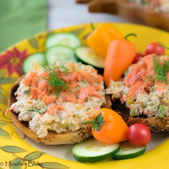 Smoked Salmon Vegetable Spread