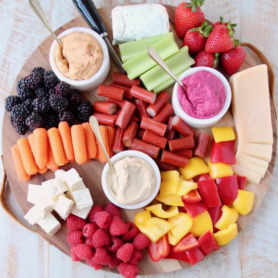 Low Calorie Charcuterie Board