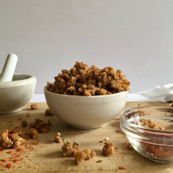 Sausage-Style Walnut Meat