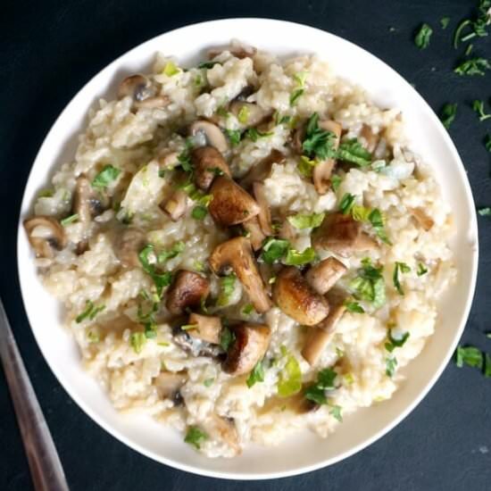 Creamy Mushroom Risotto