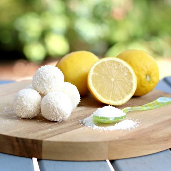No Bake Lemon Cheesecake Bites