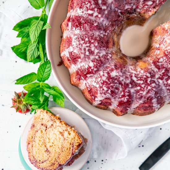 Strawberry Coffee Cake
