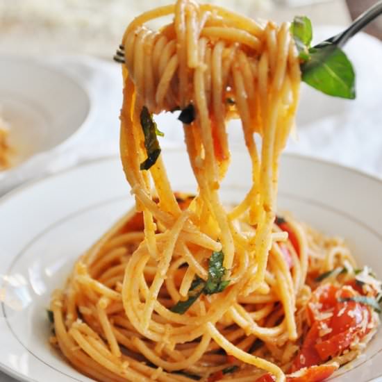 Whole Wheat Spaghetti al Pomodoro