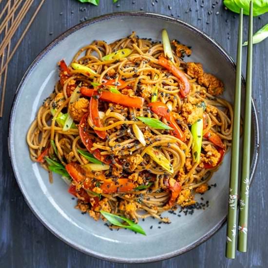 GF Monday Night Spicy Soba Noodles