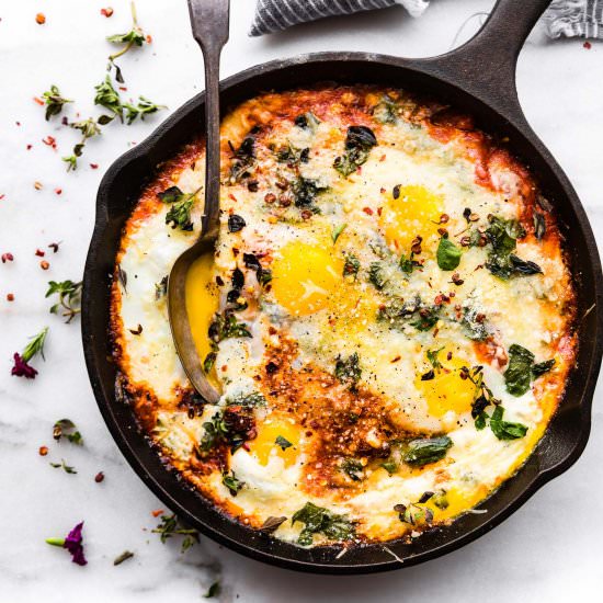 ITALIAN EGG BAKE – LOW CARB
