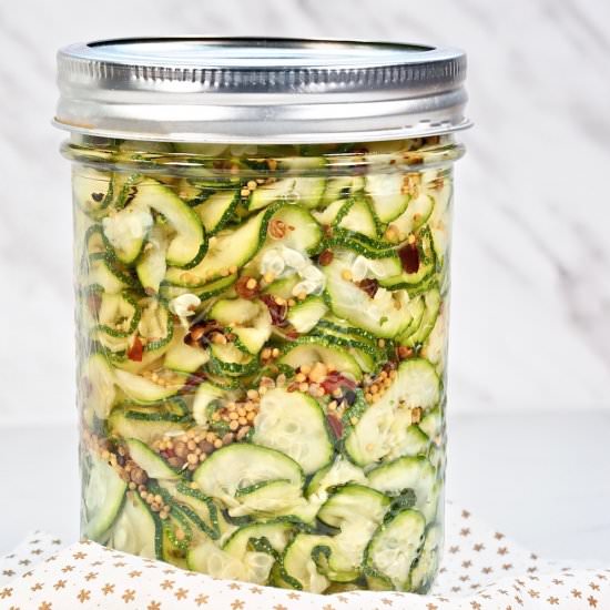 Pickled Zucchini