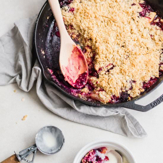Summer Glory Skillet Crumble