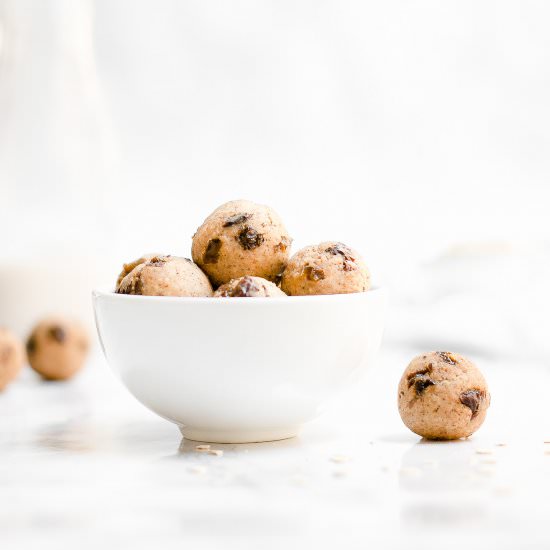 Edible Oatmeal Raisin Cookie Dough