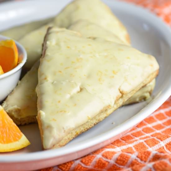 Orange Creamsicle Scones