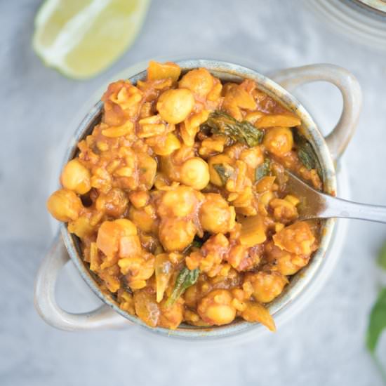 Vegan Chickpea Curry Stew