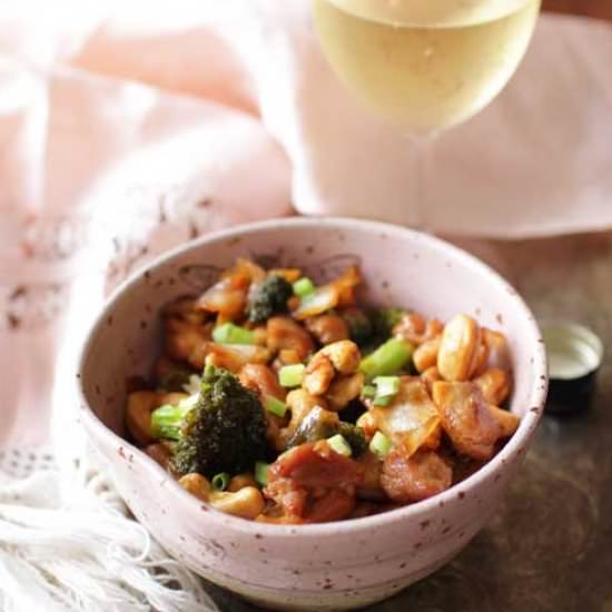 Cashew Chicken For One