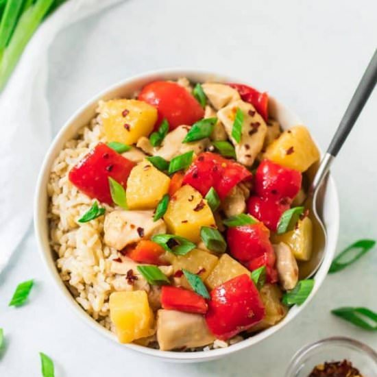 Crock Pot Pineapple Chicken