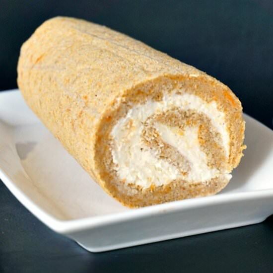 Pumpkin Roll with Cream Cheese