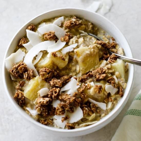 Pineapple Coconut Overnight Oats