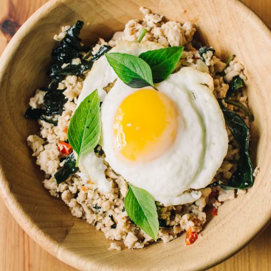 Low Carb/Keto Thai Basil Chicken
