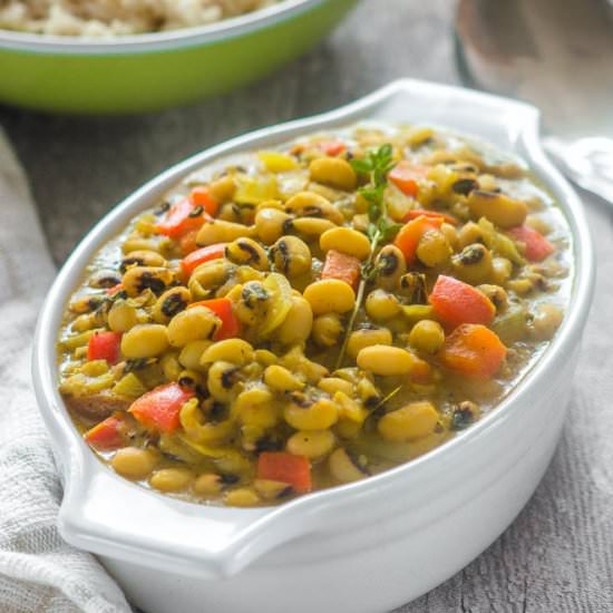 Black eyed peas curry