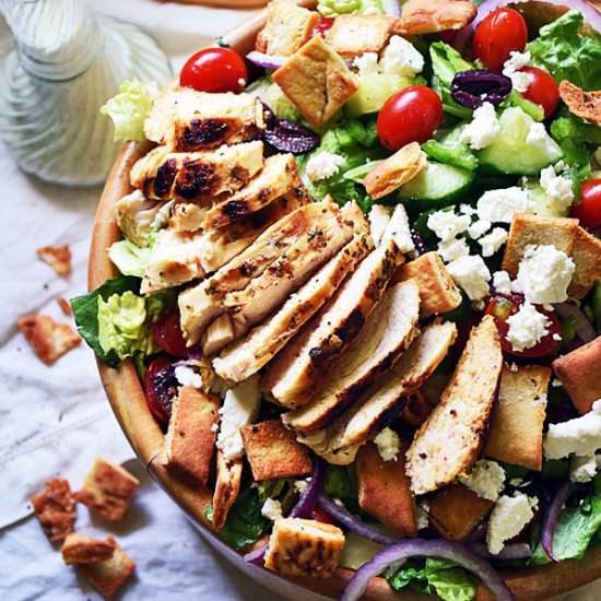Gyros Salad with Chicken