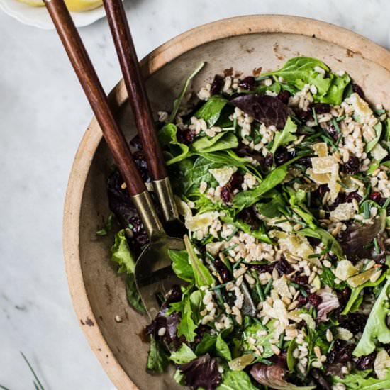Spring Salad With Barley and Lemon