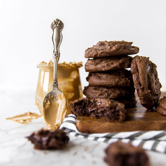 Chocolate Peanut Butter Cookies