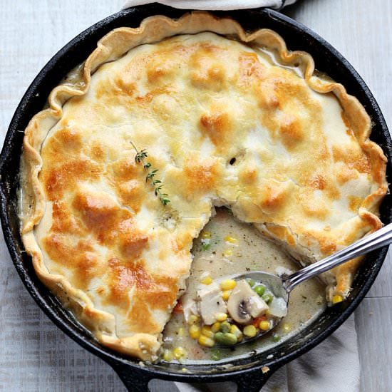 Skillet Chicken Pot Pie