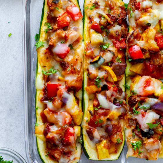 Stuffed Zucchini Boats