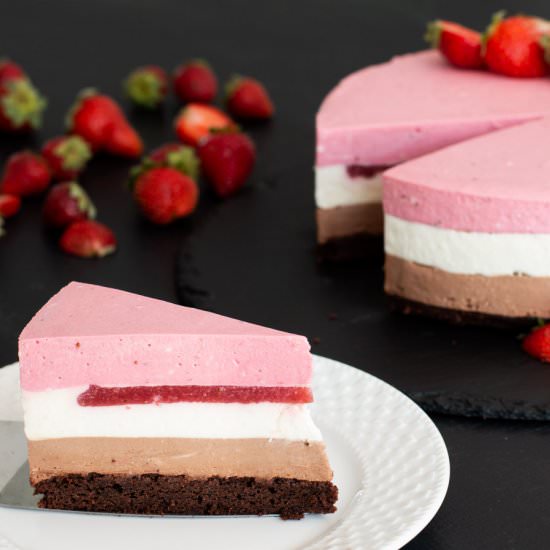 Neapolitan Cheesecake