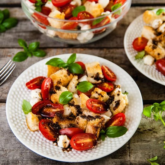 Panzanella Caprese Salad