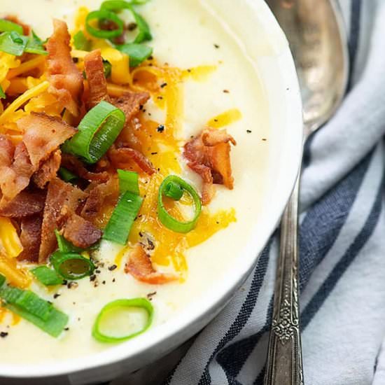 CROCKPOT POTATO SOUP