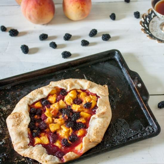 Blackberry Peach Galette