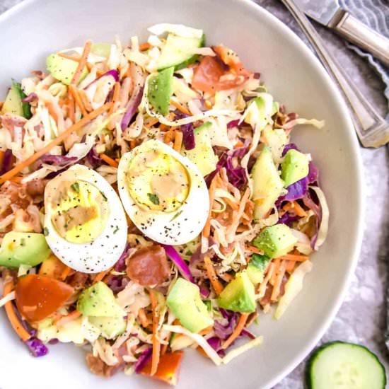 Sautéed Cabbage Cobb Salad