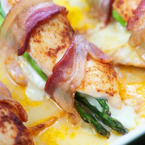 ASPARAGUS STUFFED CHICKEN