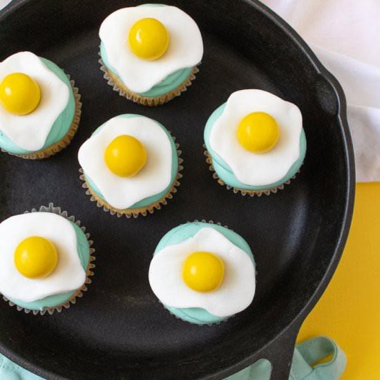 Fried Egg Cupcakes