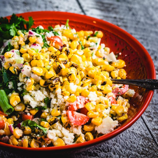 Mexican street corn salad