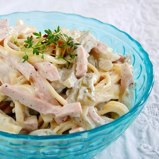 Salad With mortadella