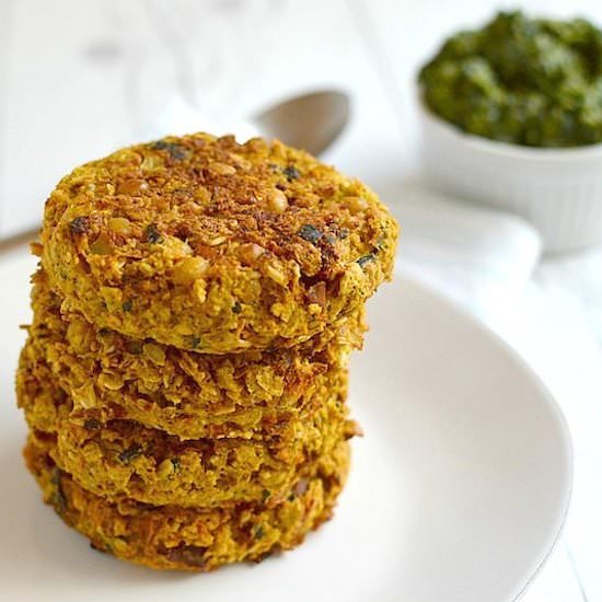 Sun-Dried Tomato Chickpea Burger