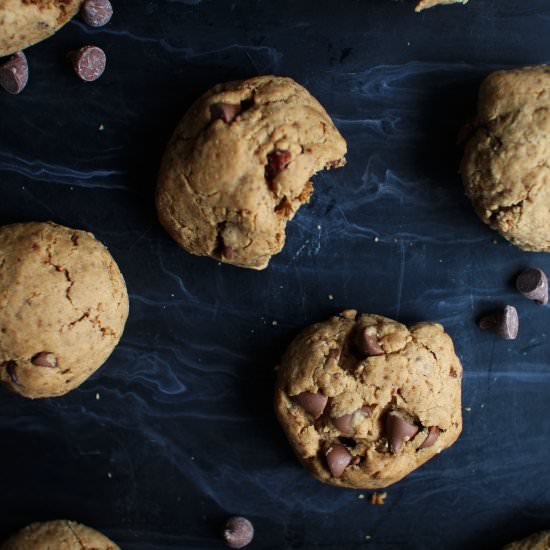 Hemp Heart Chocolate Chip Cookies