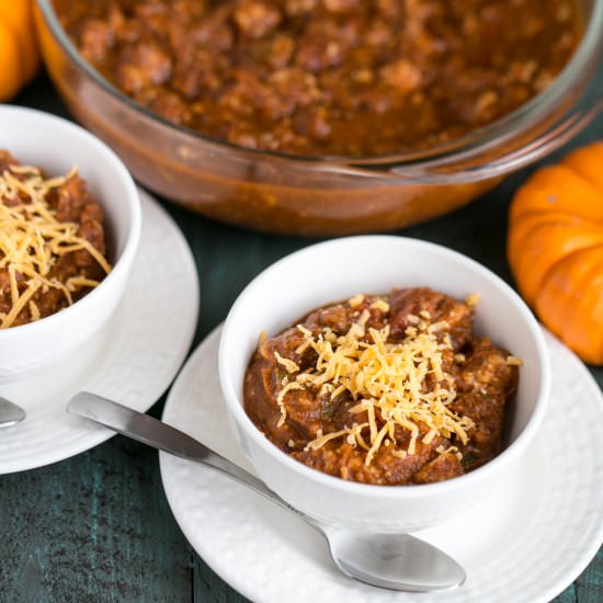 Turkey Pumpkin Chili