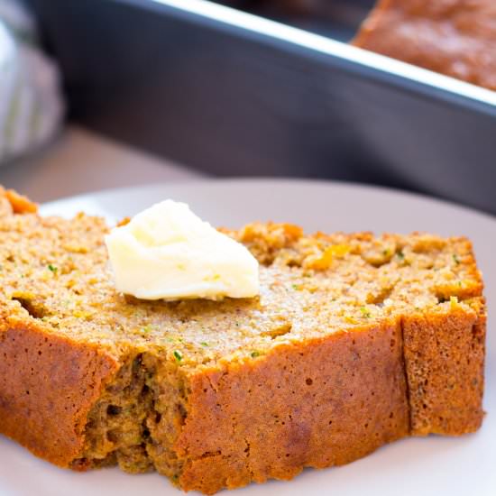 Best Moist Orange Zucchini Bread